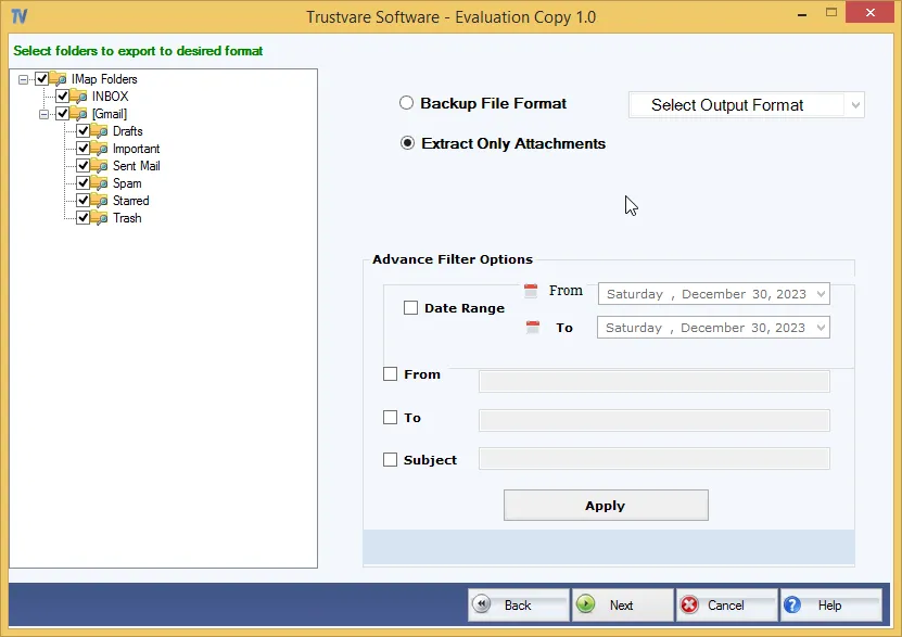 extract attachment